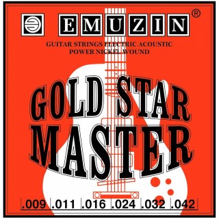 EMUZIN "GOLD STAR MASTER"      /.009 - .042/