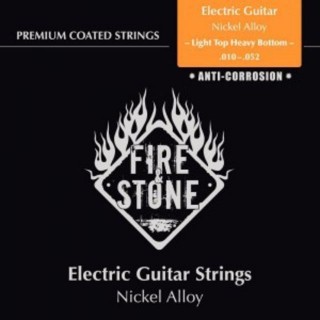FIRE STONE Electric Guitar Nickel Alloy Light Top/Heavy Bottom 10-52 Coated -   