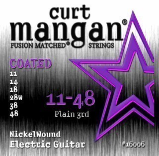 CURT MANGAN Electric Nickel Wound 11-48 COATED     