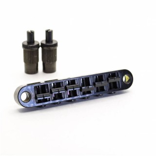 PAXPHIL BM003 NI NI T-O-MATIC BRIDGE, SET, W/POST MB003, NI -  Tune-o-Matic