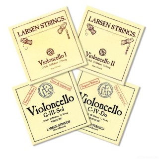 LARSEN Cello Strings Medium (A/D soloist's+G/C Magnacore)    