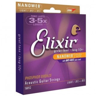 ELIXIR 16052 -  Phos Bronze, NW Light (012-053)