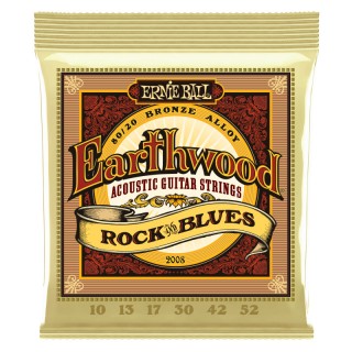 ERNIE BALL 2008 -     80/20 Earthwood Rock&Blues (10-13-17-30-42-52)