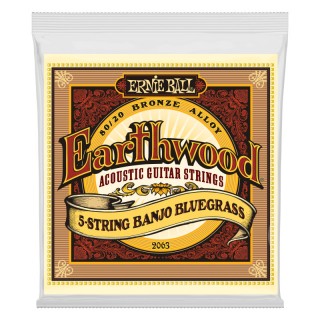 ERNIE BALL 2063 -   5-  Earthwood 80/20 Bronze Bluegrass (9-11-13-20w-9)