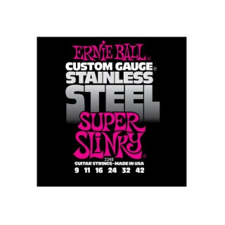 ERNIE BALL 2248 Stainless steel -    (9-11-16-24-32-42)