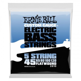 ERNIE BALL 2810 -   5- - Flat Wound Bass 5 (45-65-80-100-130)