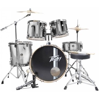 Peavey PV 5PC Drum Set Silver -  