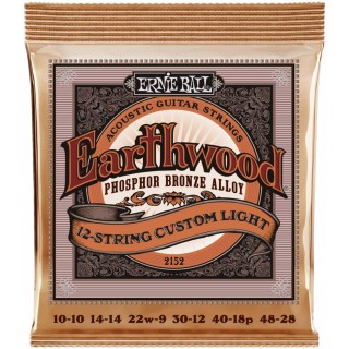 ERNIE BALL 2152 -   12    Phosphor Bronze Custom Light (10-48)