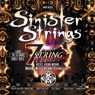 KERLY KQXS7-0952 Sinister 7 Strings Nickel Plated Steel Tempered   7- 