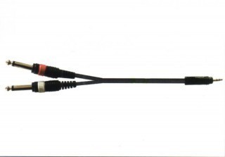 True magic TLC172/1.5m -  Mini Jack stereo - 2 1/4 Jack mono, 1.5