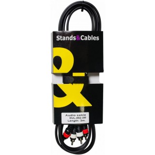 STANDS   CABLES DUL-002-3   3 . : 2xRCA  - 2xRCA . : .
