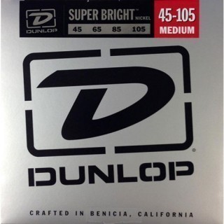 DUNLOP DBSBN Super Bright Nickel Wound Bass 45-105   -
