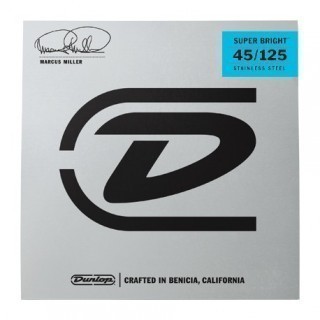 DUNLOP DBMMS Marcus Miller Super Bright Bass Strings 45-125   5- -