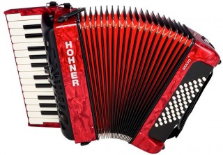 HOHNER The New Bravo II 48 red (A16531) -  1/2, 2- 