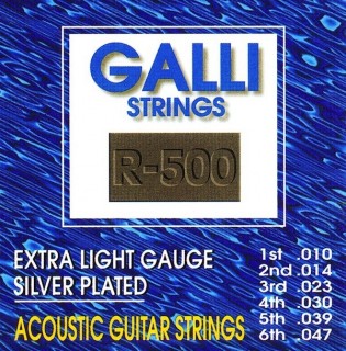 GALLI R500 -     SILVER PLATED Extra Light