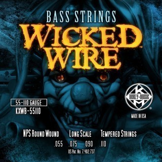 KERLY KXWB-55110 Wicked Wire Nickel Plated Steel Tempered   -