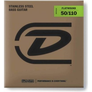 DUNLOP BASS FLATWND LG SCALE 50/110-4/SET    - ,  