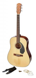 FENDER CD-60S Dreadnought Pack, Natural - :  , , , 