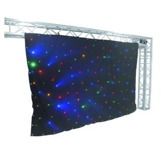 Eurolite CRT-120LEDs multicol. sound 3x2m - LED 