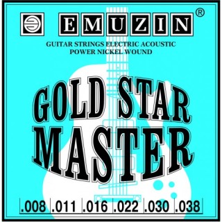 EMUZIN "GOLD STAR MASTER"      /.008 - .038/