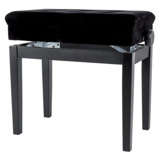 GEWA Piano bench Deluxe Compartment Black matt 130500   