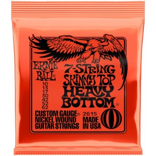 ERNIE BALL 2615 -   7 . Nickel Wound Skinny Top Heavy Bottom Slinky 7 (10-62)