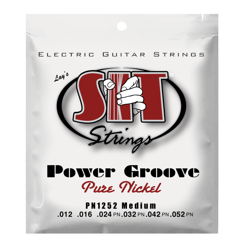 SIT PN1252 -    , Power Groove Pure Nickel Medium, 12-52
