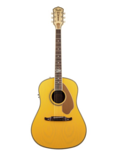 FENDER RON EMORY 'LOYALTY' SLOPE SHOULDER DREADNOUGHT ASH BUTTERSCOTCH -  a