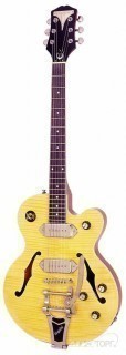 EPIPHONE WILDKAT ANT. NATURAL CH HDWE W/BIGSBY -  