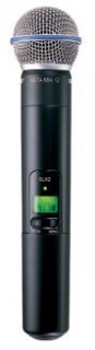 SHURE SLX2/BETA87A L4E 638 - 662 MHz      BETA 87A