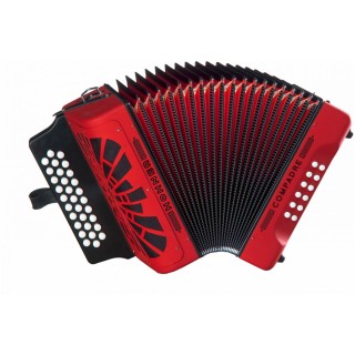 HOHNER Compadre EAD, red (A48841/A4884S) -   