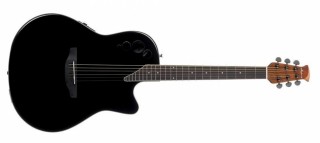APPLAUSE AE44II-5S Elite Mid Cutaway Black Satin  