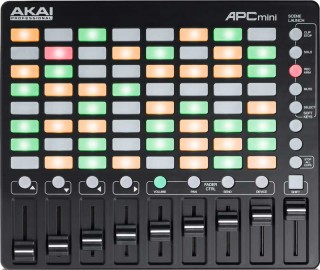 AKAI PRO APC MINI USB -   Ableton,  Clip Launch 8x8, 8  , 1  