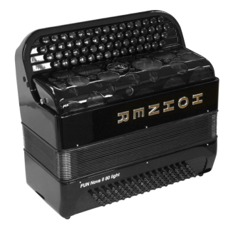 HOHNER Fun Nova II 80 Iight (A7002) black celluloid -  ( ) 3/4