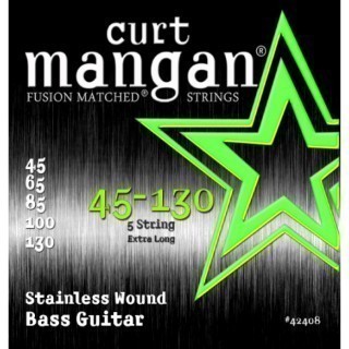 CURT MANGAN Stainless Bass Strings 45-130 5 String   5- -