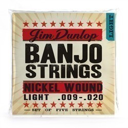 Dunlop DJN Banjo Nickel Light - Nickel 09-20   ,  
