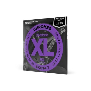 D'ADDARIO ECG24-7   7- , Jazz Light, 11-65, ,  