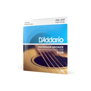 D'ADDARIO EJ38   12-  /, Light, 10-47