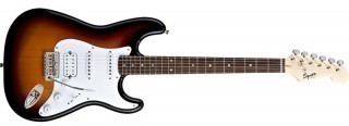 FENDER SQUIER BULLET STR TREMOLO HSS - RW - Brown Sunburst - 