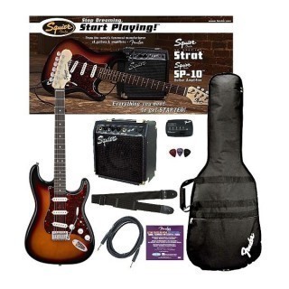 FENDER SQUIER AFFINITY SERIES STRAT SUNBURST -  :  SE Special    SP-10