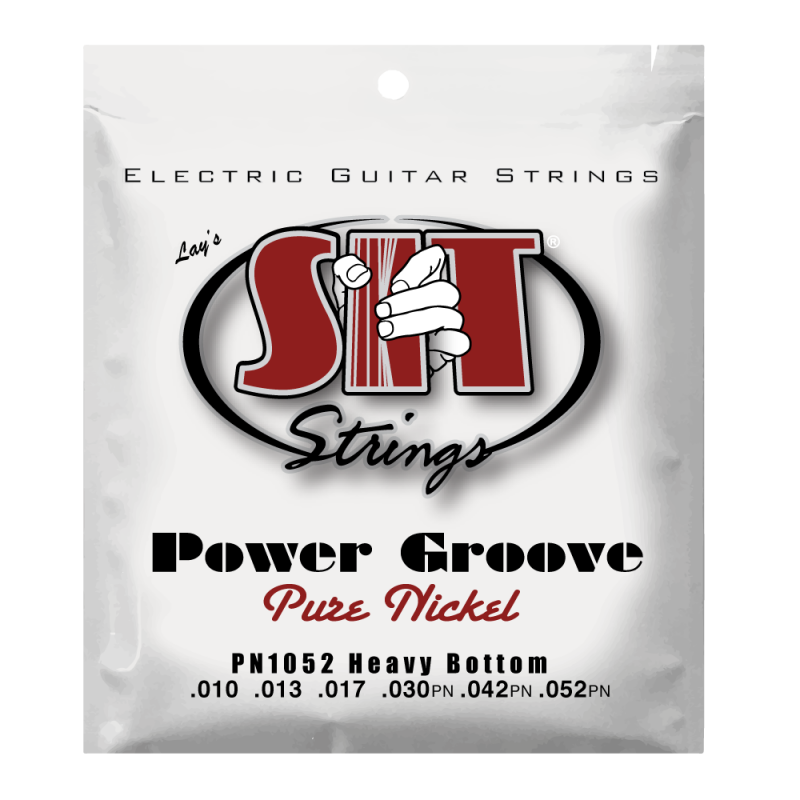 SIT PN1052 -    , Power Groove Pure Nickel Heavy Bottom, 10-52