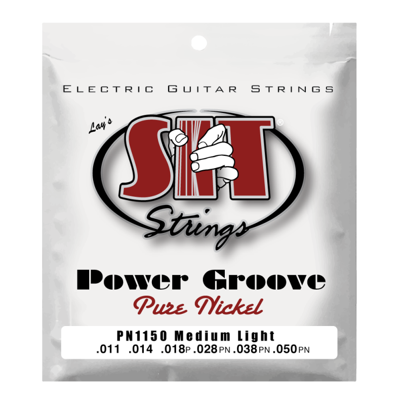 SIT PN1150 -    , Power Groove Pure Nickel Medium Light, 11-50