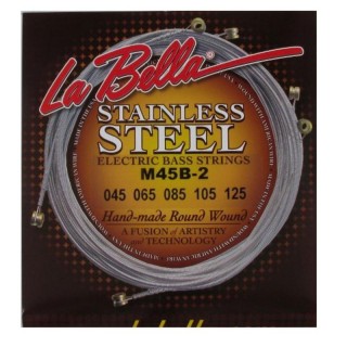 LA BELLA M45-B2 STAINLESS STEEL 5-STRING 45-125 - ������ ��� 5-�������� ���-������, �����