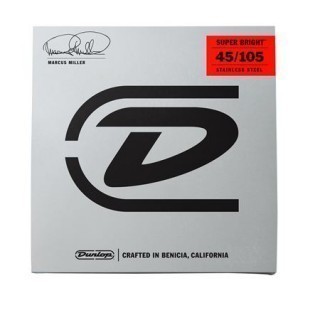 DUNLOP DBMMS Marcus Miller Super Bright Bass Strings 45-105   -