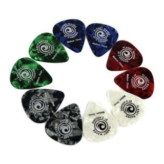 PLANET WAVES 1CAP4-10   Celluloid, Standard Shape, Medium (70.), Pearl,10 ./.