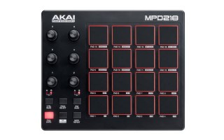 AKAI PRO MPD218 -  USB/MIDI-, 16 , 6   