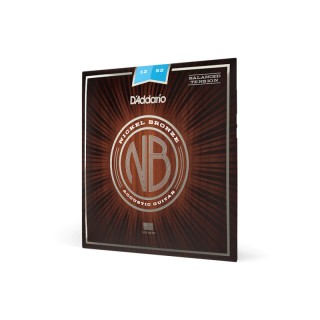 D ADDARIO NB1252BT     Nickel Bronze,  Balanced Tension Light, 12-52