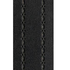 PLANET WAVES 25PRF01  , ,  Vented Leather Strap,  Black Rows (  )