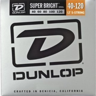 DUNLOP DBSBS Super Bright Steel Bass 40-120 5 Strings   5- -