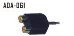 STANDS CABLES ADA061 - ���������� ������ ����-���� ���� 3.5 �� -> 2 X RCA (�������) ����
